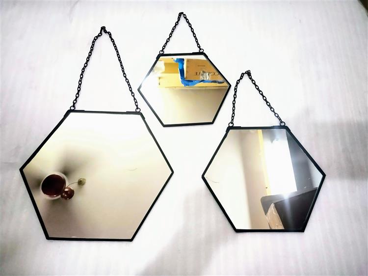 Hexa mirror set of 3