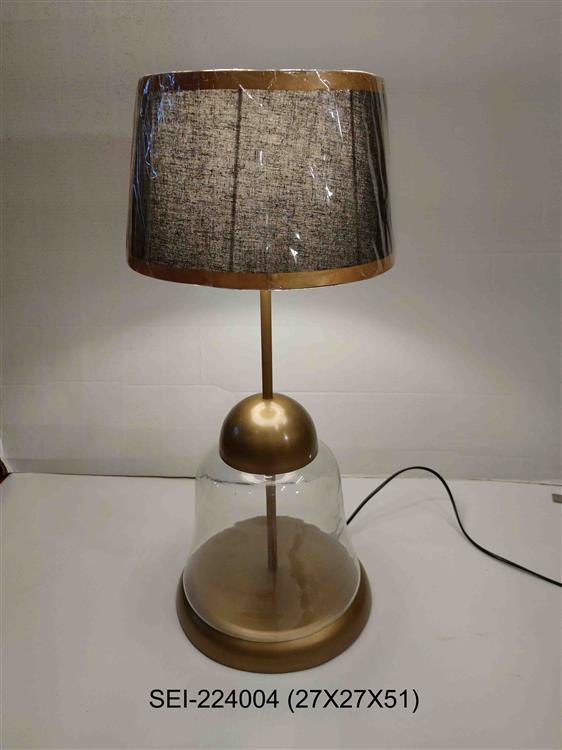 Decorative Metal base table Glass lamp 27X27X51CM 